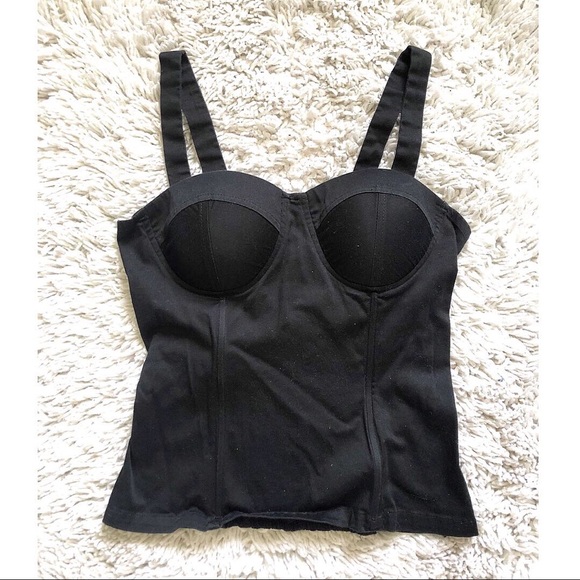 Charlotte Russe Tops - BLACK BUSTIER TOP